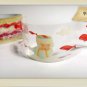 Girl and Flying Red Whale Transparent Illustration Deco Tape