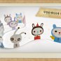 Cute Dollies Transparent Illustration Deco Tape
