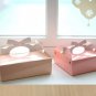 A Pair of Lovely Pink and Cream Orange Gift Box