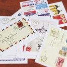 Vintage Postage Stickers - 11 sheets
