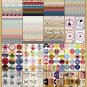 Various Deco Stickers and Labels - 45 sheets