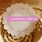 White Round Lace Paper for Gift Wrapping- 10 pcs