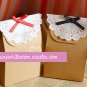 White Round Lace Paper for Gift Wrapping- 10 pcs