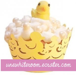 Yellow Duck Cupcake Wrapper - 10 pcs