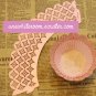 Pink Flower Cupcake Wrapper - 10 pcs