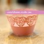 Pink Heart Cupcake Wrapper - 10 pcs