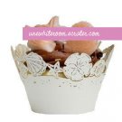 White Sea and Beach Cupcake Wrapper - 10 pcs