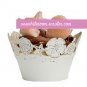 White Sea and Beach Cupcake Wrapper - 10 pcs
