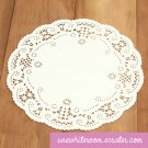 White Round Lace Paper Pad - 10 pcs
