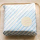 Blue Stripes Coating / Wax Paper - 20 pcs