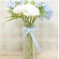 Blue Knitted Lace Ribbon - 2 meters