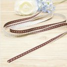 Brown Knitted Lace Ribbon - 2 meters