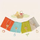 Lunch Box Wrapper Roll- orange, blue, green, brown