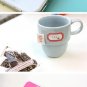 Cotton Fabric Stickers - Label Red