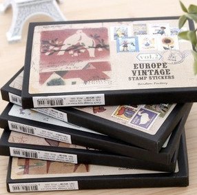 Vintage Stamp Stickers