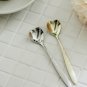 Heart Shaped Spoon - Silver, Gold