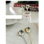 Heart Shaped Spoon - Silver, Gold