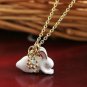 White Porcelain Rabbit Necklace