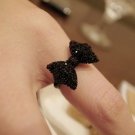 Black Ribbon Ring