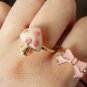 A Set of Two Pink Rings