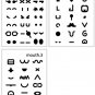 Emoticon Make Up Stickers - 3 sheets