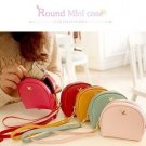 Round Mini Case - Red, Mint, Baby Pink, Yellow, Brown, Hot Pink