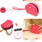 Round Mini Case - Red, Mint, Baby Pink, Yellow, Brown, Hot Pink