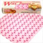 White and Red Heart Printed Coating / Wax Paper - 50 sheets