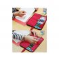 Roll Pencil / Make Up Brush Case - Red, Pink, Green, Yellow, Blue