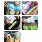 Travel Mini Pocket Bag in Bag - Sky Blue, Peach Pink