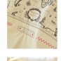 World Map Cotton Fabric - 68 x 100 cm