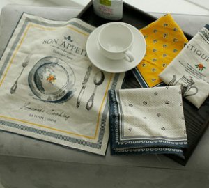 Bon Appetit and Tea Time Cotton Fabric 78 x 140 cm