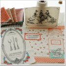 Picnic Basket Cotton Fabric - 85 x 140 cm