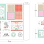 Picnic Basket Cotton Fabric - 85 x 140 cm