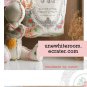 Picnic Basket Cotton Fabric - 85 x 140 cm