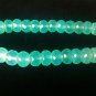 Seafoam Green Chalcedony Rondelle Beads