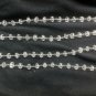 Wire Wrapped Crystal Sterling Chain Bulk by the foot