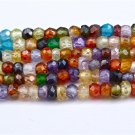 Multi-color Natural Zircon Micro Faceted Rondelle