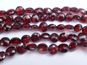 Coin Cut Garnet
