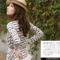 #1956828-Printed stripes crocheted cardigan Jacket-2 Colors(Blue)