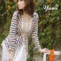 #1956828-Printed stripes crocheted cardigan Jacket-2 Colors(Gray)