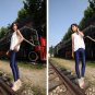 #1602020- small lapel button-fold cotton shirt-3 Colors(Black)