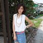 #1602020- small lapel button-fold cotton shirt-3 Colors(Green)