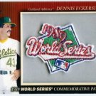 DENNIS ECKERSLEY 2010 TOPPS 1989 WS PATCH-MCP-30