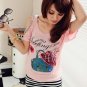 Pink Cute Package Hip T-shirt