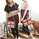 Black Small Cute Union Jack Shoulder Bag