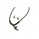 Dolphin Necklace and Earring Set
