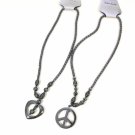 Magnetic Peace or Open Heart Necklace