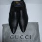 Gucci Mens Black Leather Loafers New Without Box Size 43