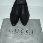 Gucci Mens Black Leather Loafers New Without Box Size 43